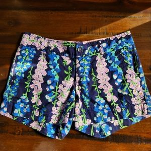 Lilly Pulitzer Shorts Lilly Pulitzer Callahan Foxy Foxglove Shorts